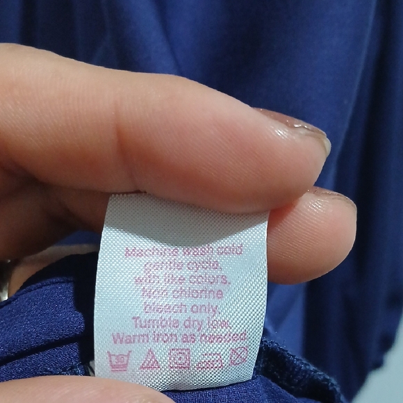 Navy Blue Macbeth Collection Dress, Sz Small, Gentle Used - Picture 8 of 8